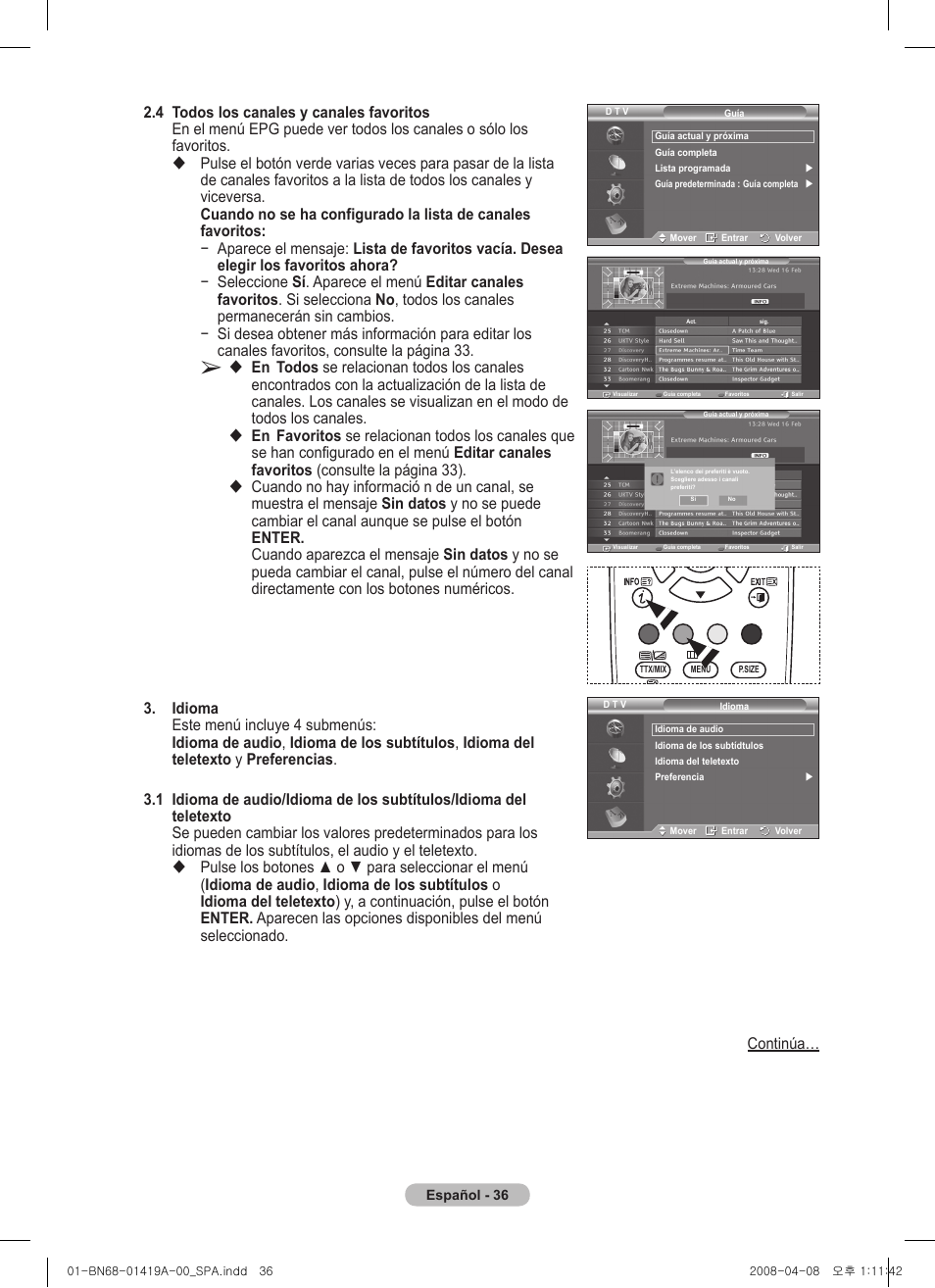 Samsung PS42A416C1D User Manual | Page 282 / 394