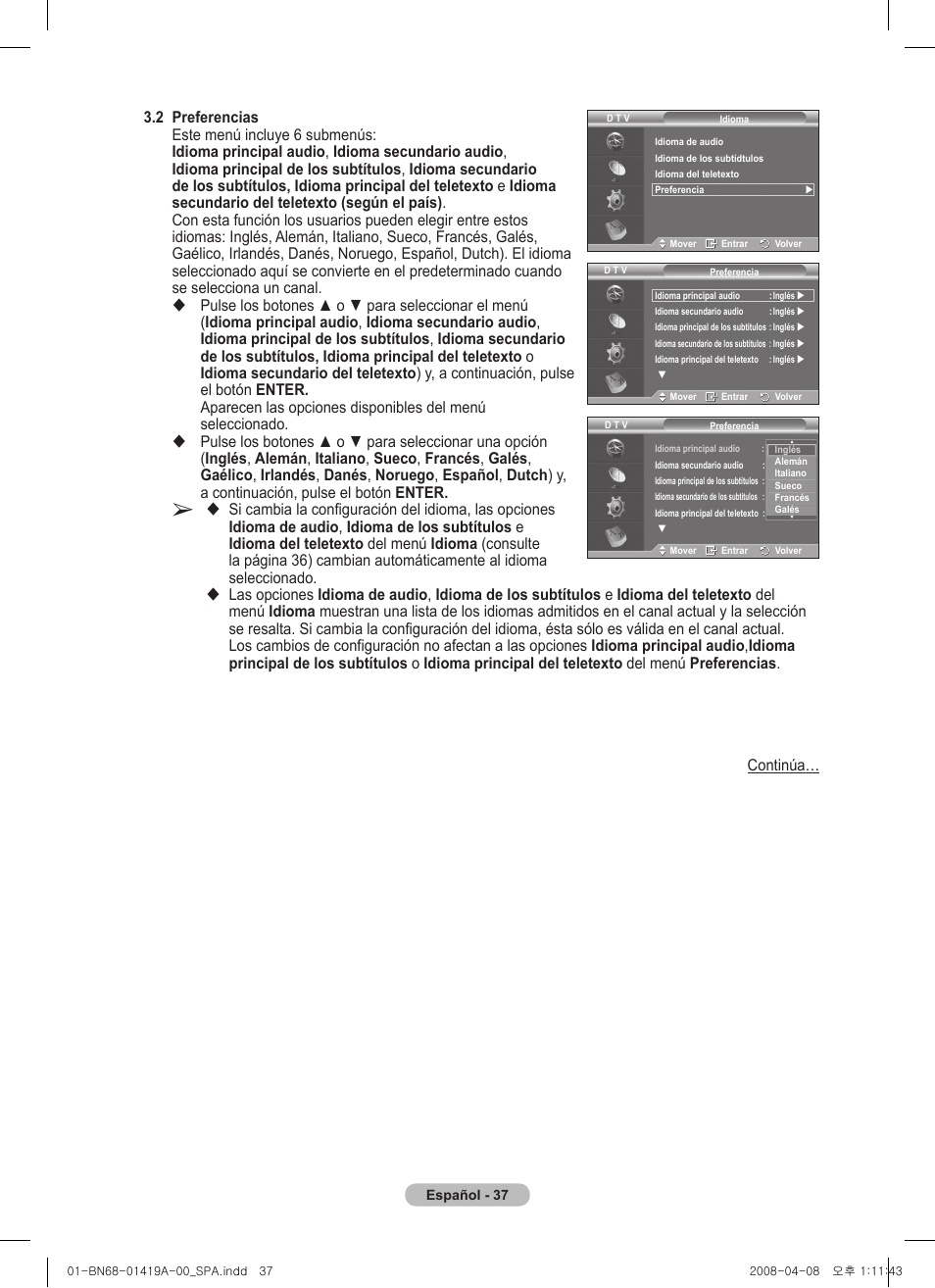 Samsung PS42A416C1D User Manual | Page 283 / 394