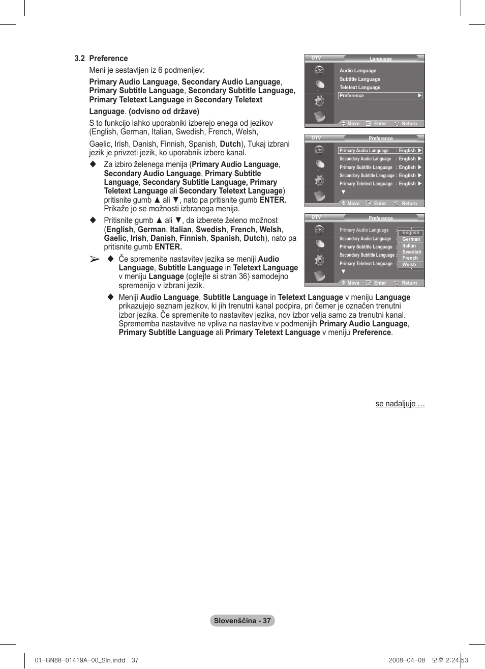 Samsung PS42A416C1D User Manual | Page 381 / 394