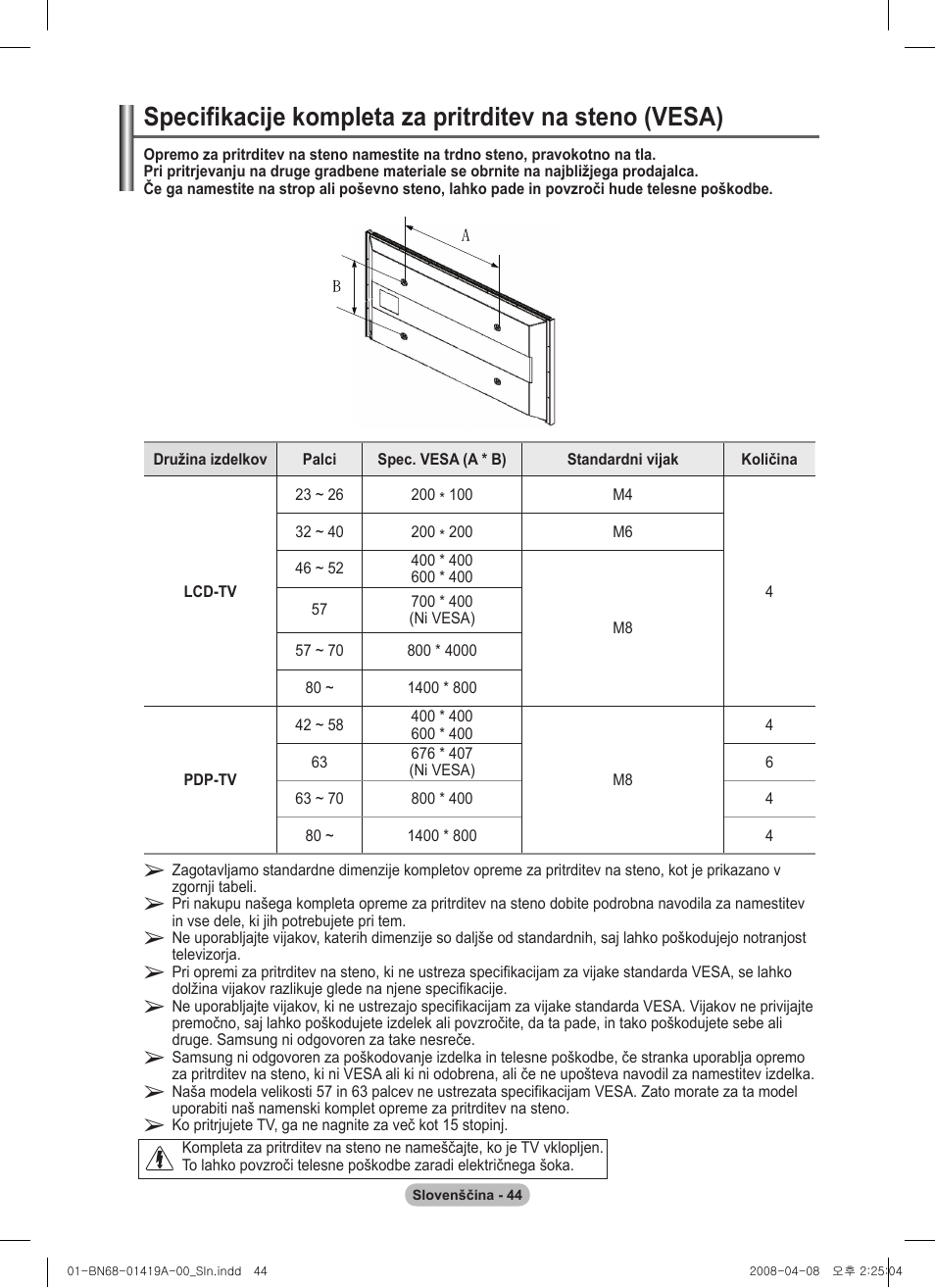 Samsung PS42A416C1D User Manual | Page 388 / 394