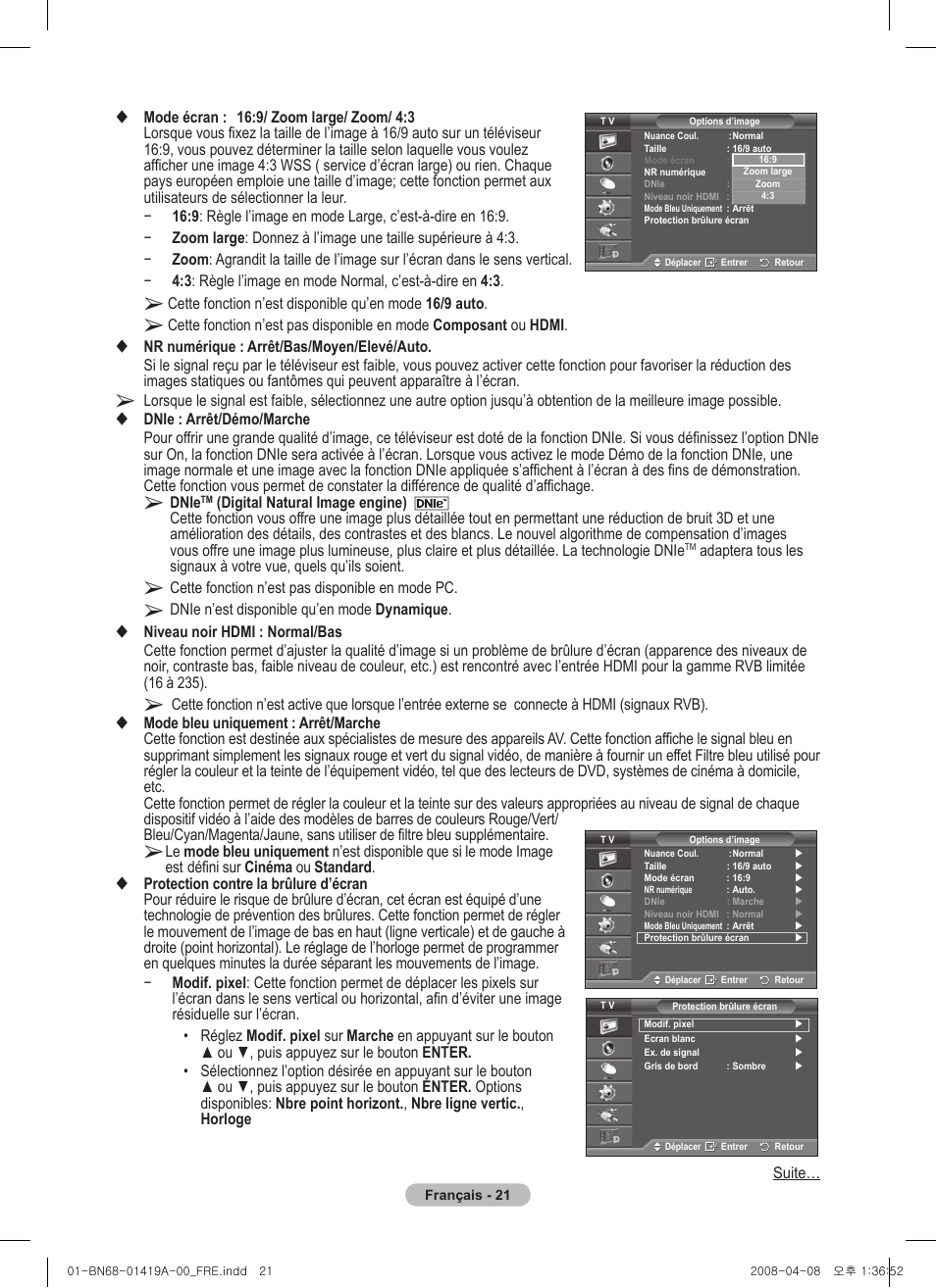 Samsung PS42A416C1D User Manual | Page 71 / 394