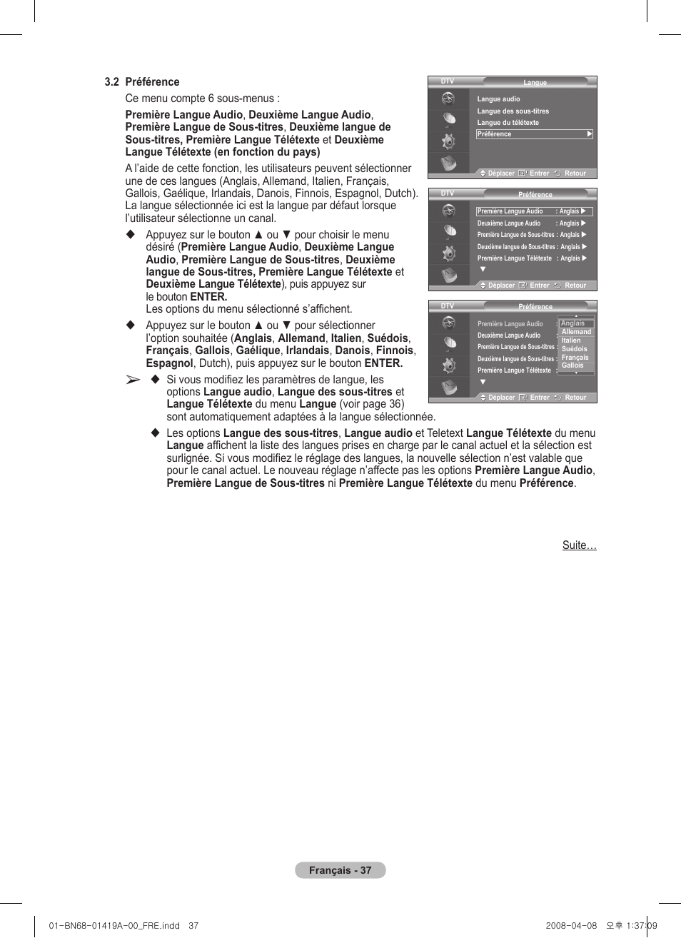Samsung PS42A416C1D User Manual | Page 87 / 394