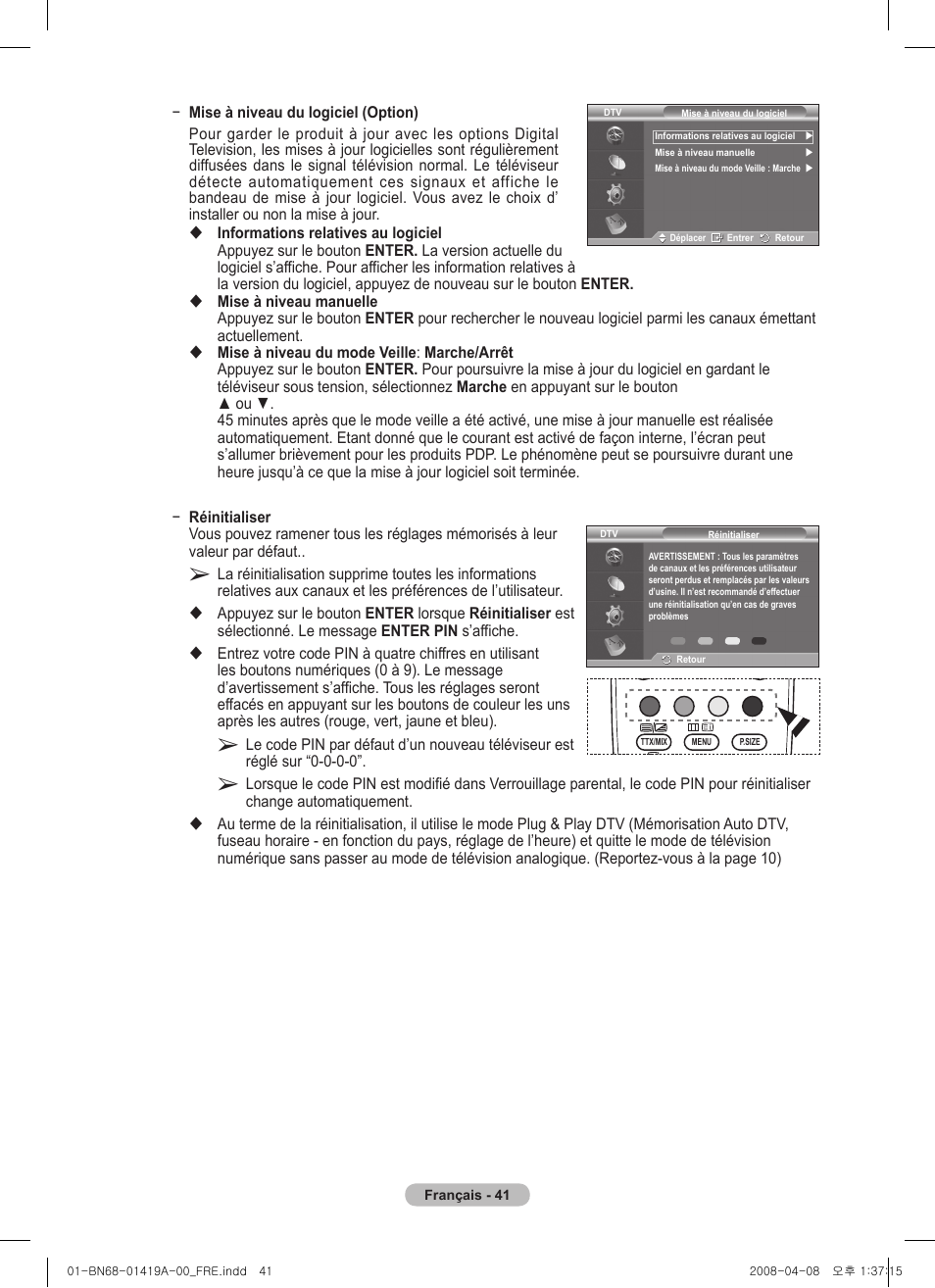 Samsung PS42A416C1D User Manual | Page 91 / 394