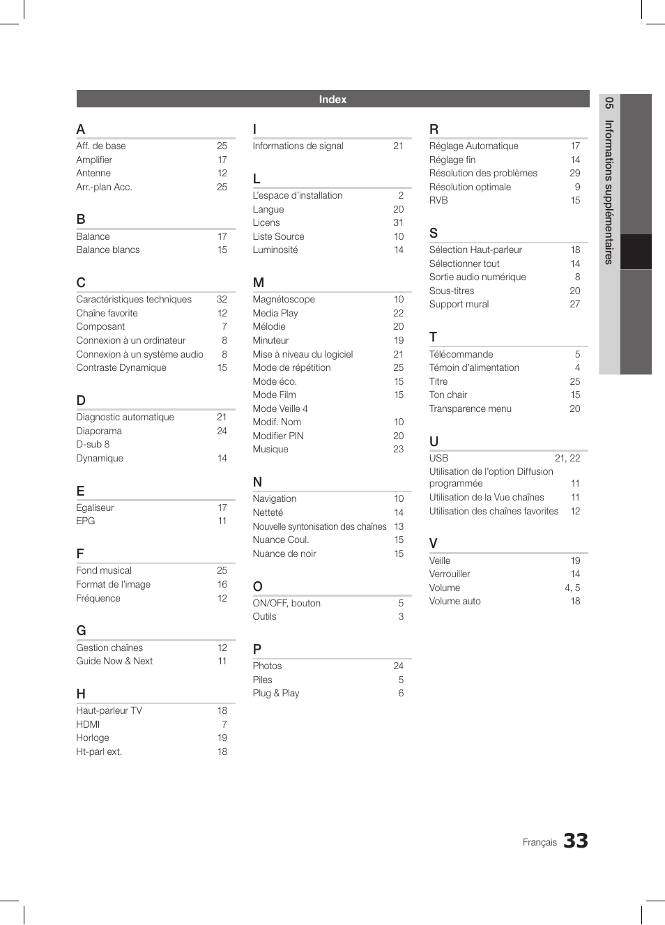 Samsung LE32C350D1W User Manual | Page 100 / 134