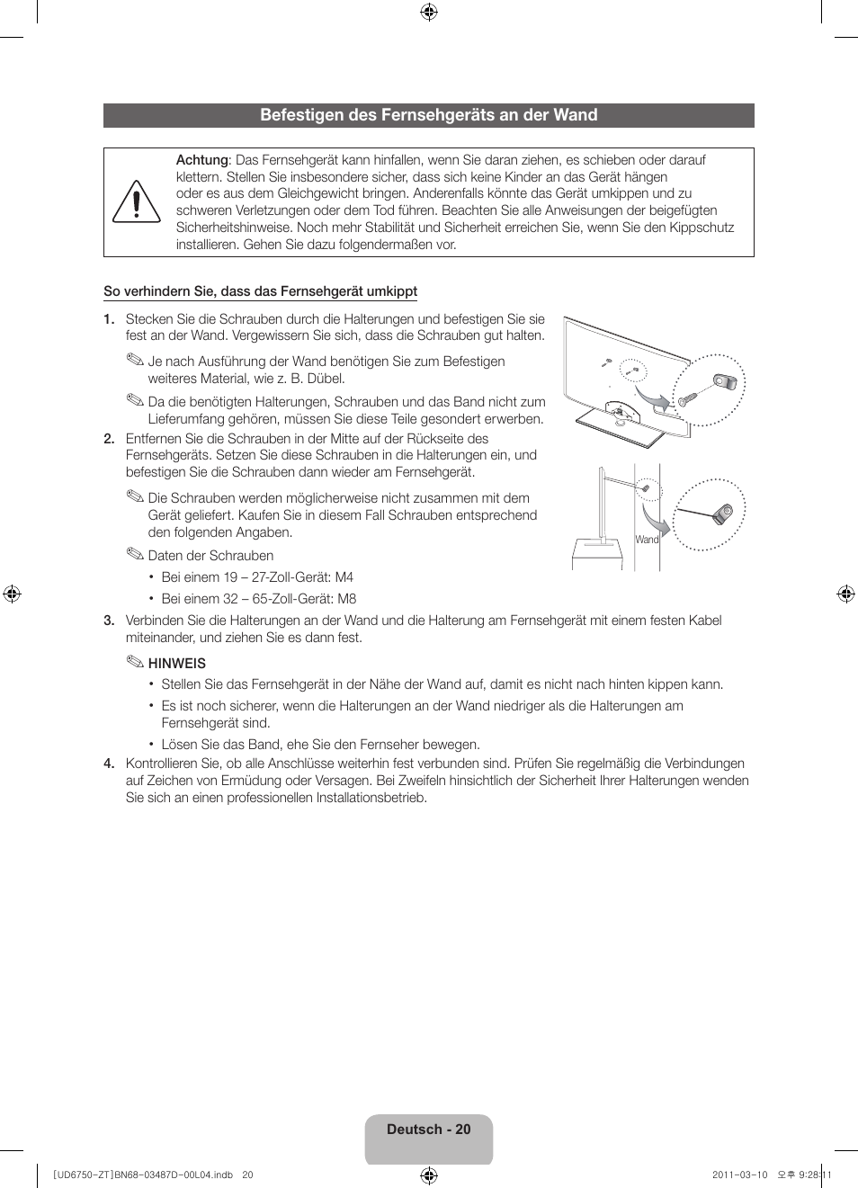 Samsung UE55D6750WQ User Manual | Page 64 / 86