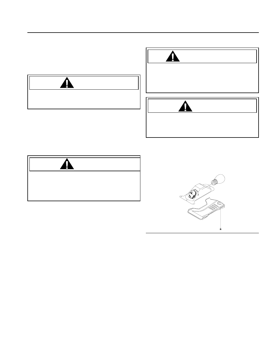 Repisas de vidrio, Focos, Repisas de vidrio focos | Cuidado, Advertencia | Amana Top-Freezer Refrigerator User Manual | Page 33 / 57