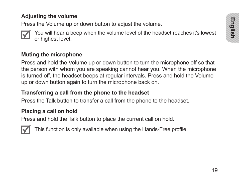 Samsung HM1700 User Manual | Page 21 / 143