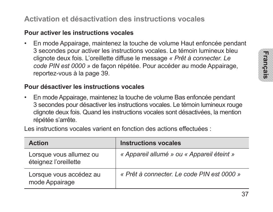 Samsung HM1700 User Manual | Page 39 / 143