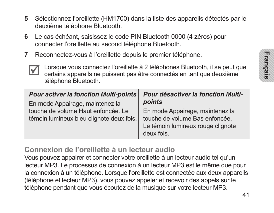 Samsung HM1700 User Manual | Page 43 / 143