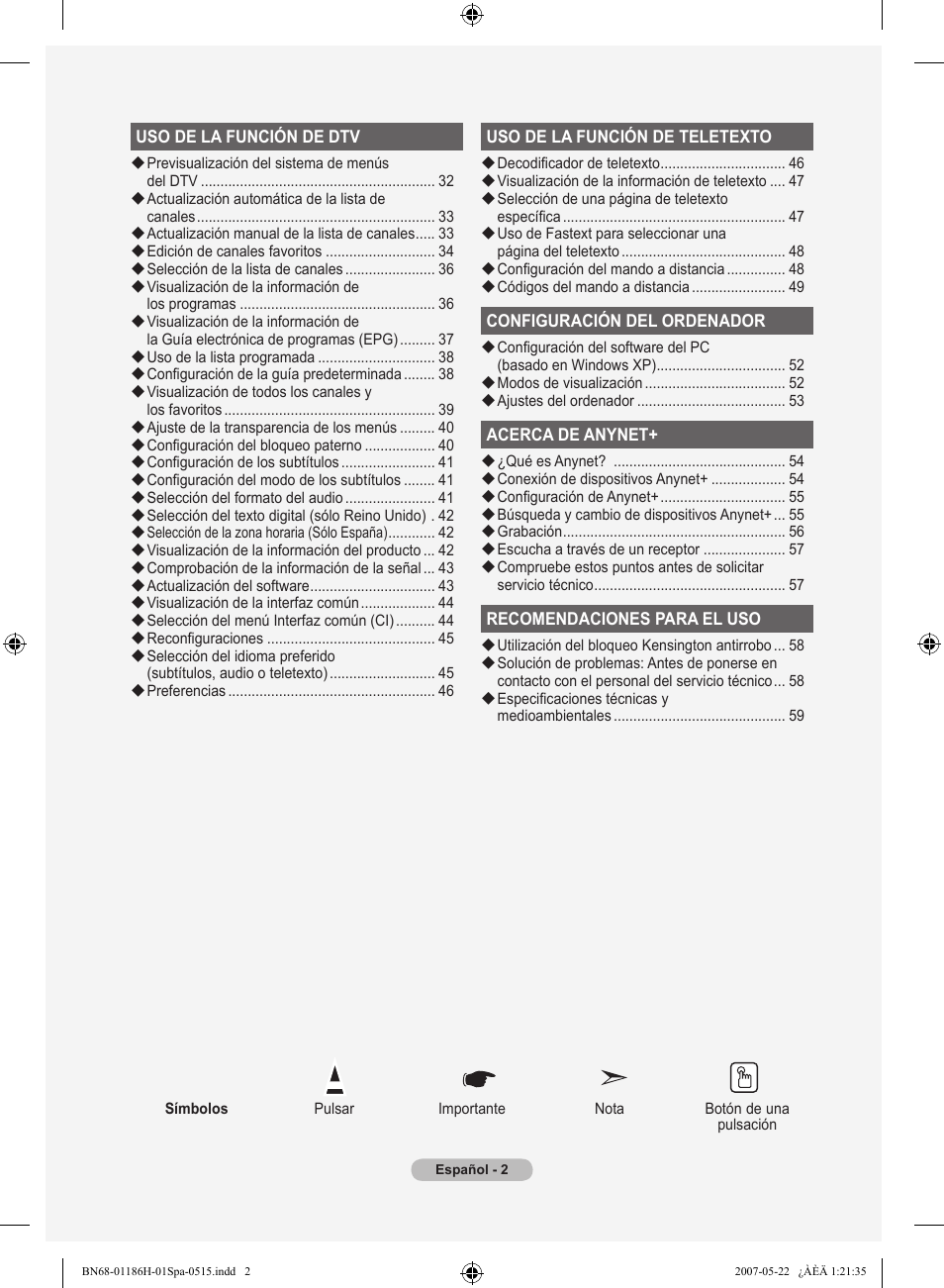 Samsung LE32M87BD User Manual | Page 366 / 545