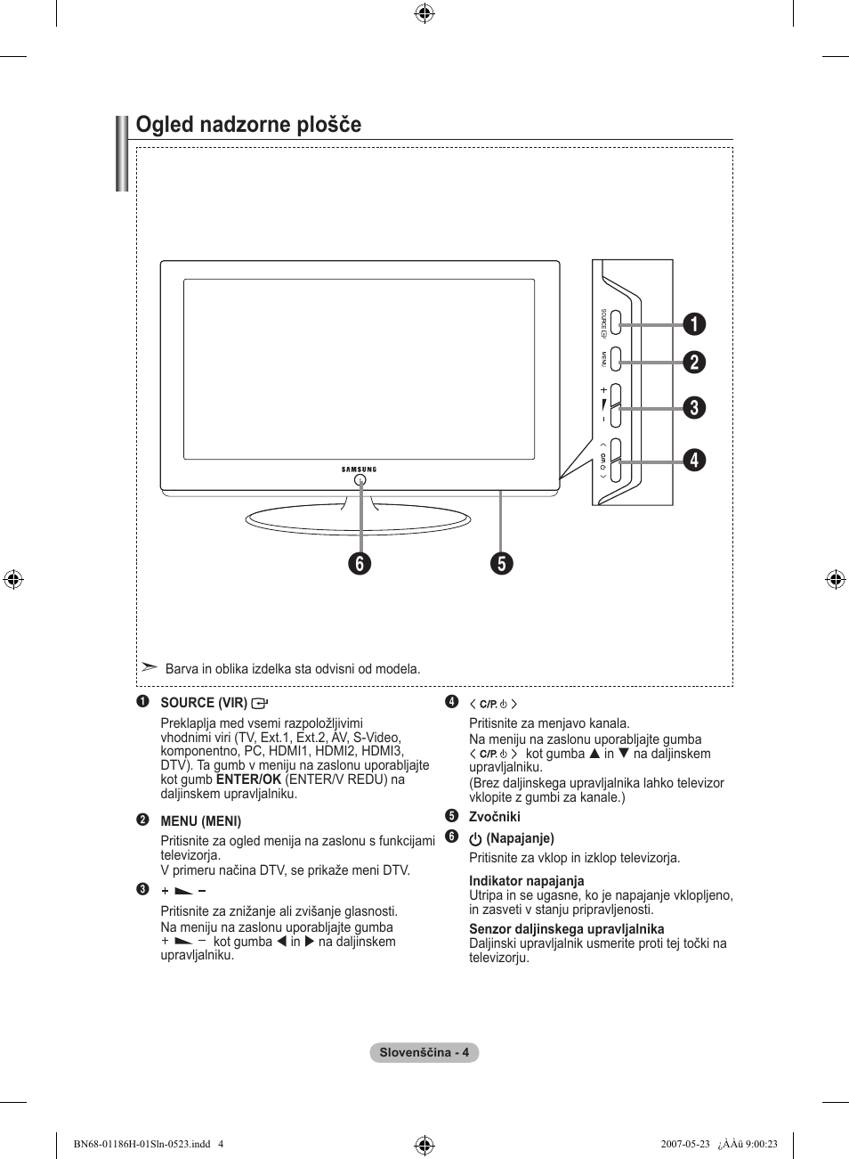 Ogled nadzorne plošče | Samsung LE32M87BD User Manual | Page 488 / 545