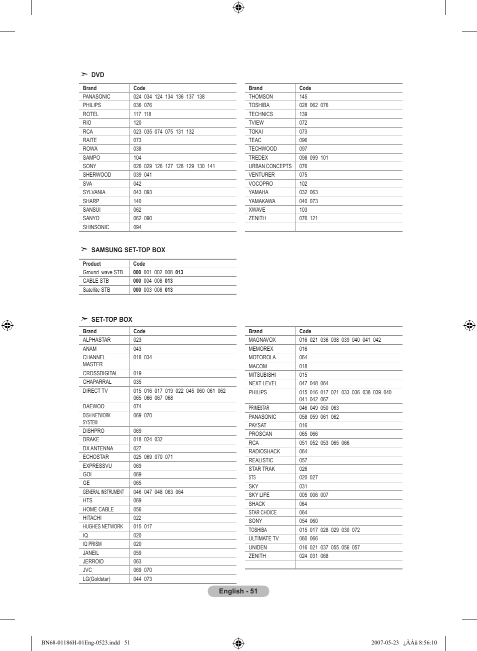 Samsung LE32M87BD User Manual | Page 53 / 545