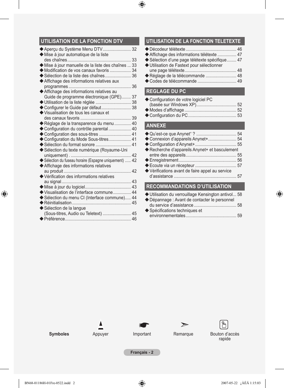 Samsung LE32M87BD User Manual | Page 64 / 545