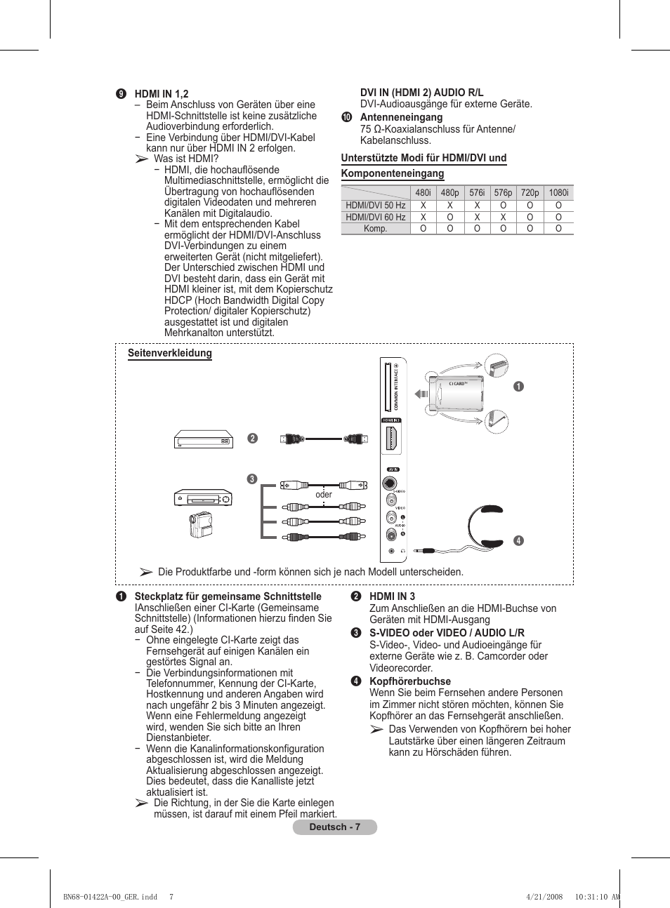 Samsung PS50A476P1D User Manual | Page 118 / 444