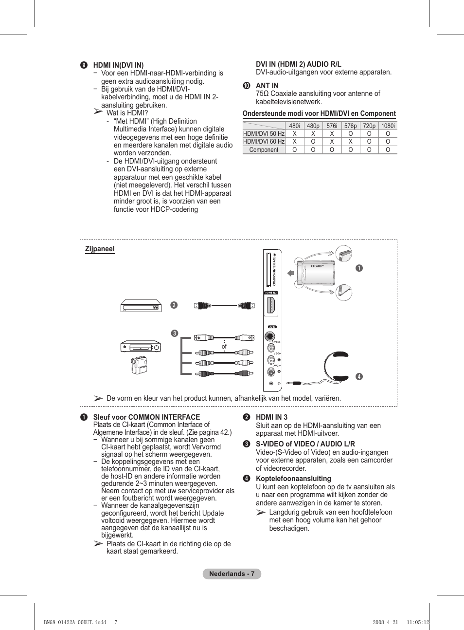 Samsung PS50A476P1D User Manual | Page 173 / 444