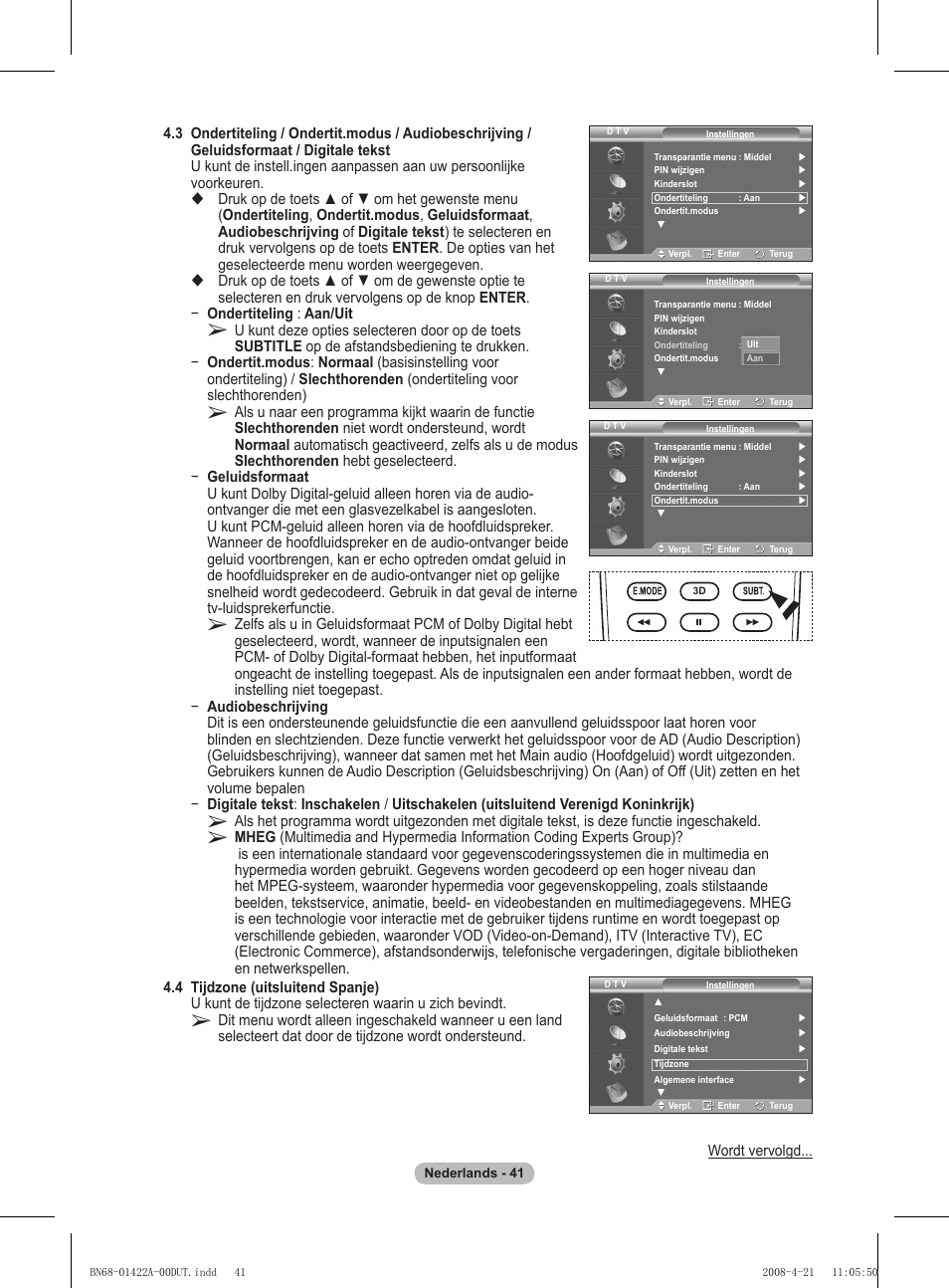 Samsung PS50A476P1D User Manual | Page 207 / 444