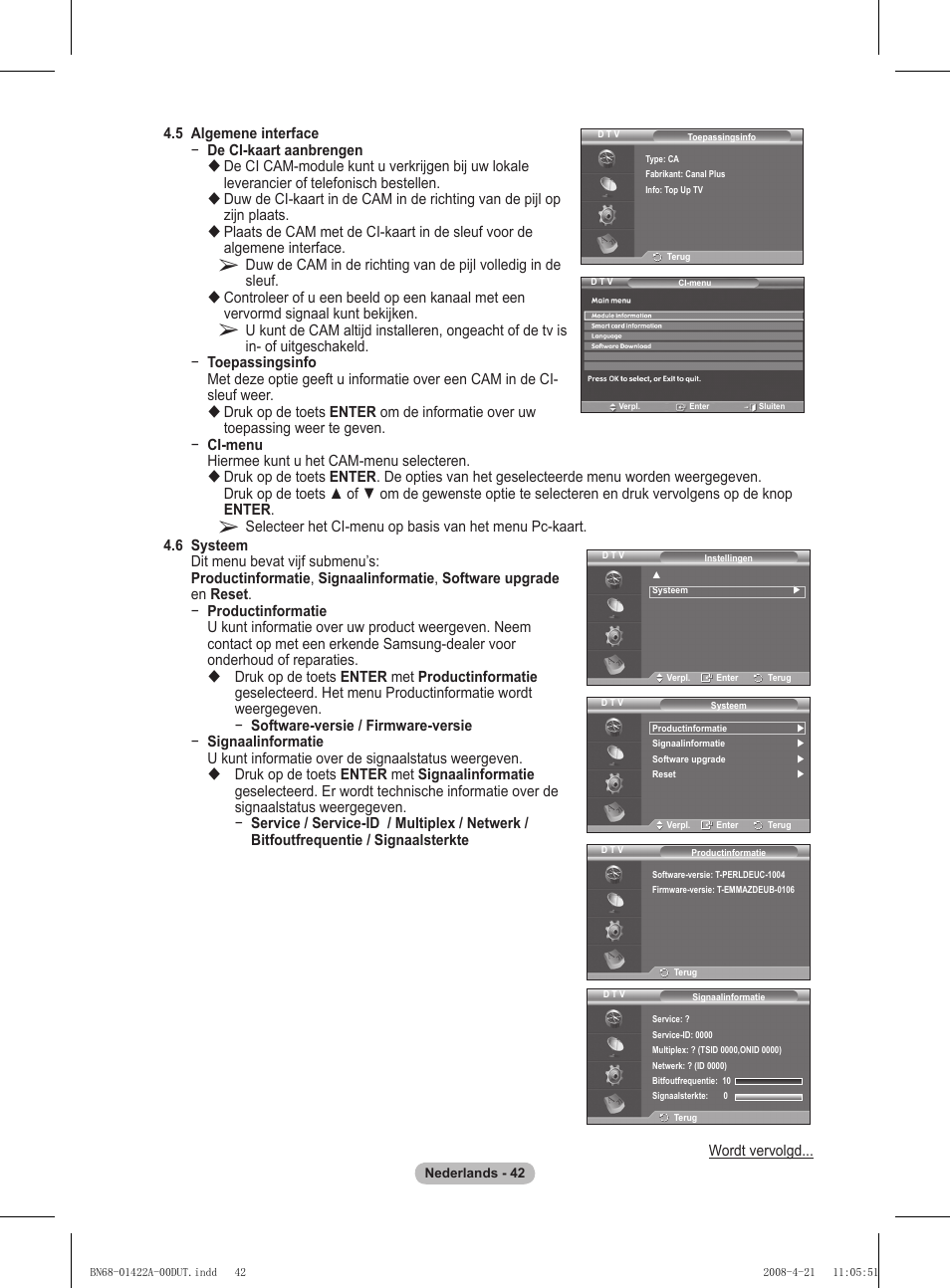 Samsung PS50A476P1D User Manual | Page 208 / 444