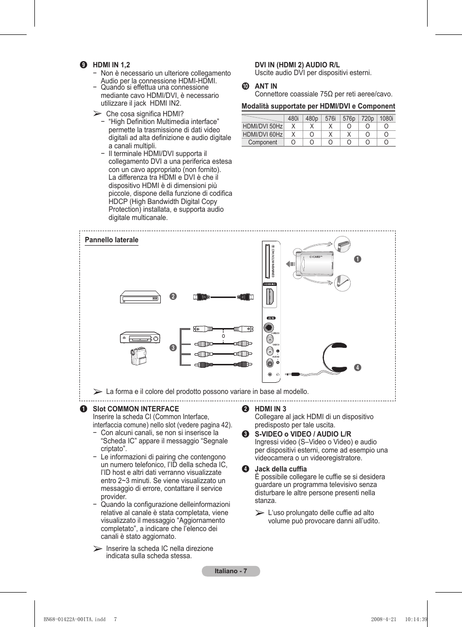 Samsung PS50A476P1D User Manual | Page 228 / 444