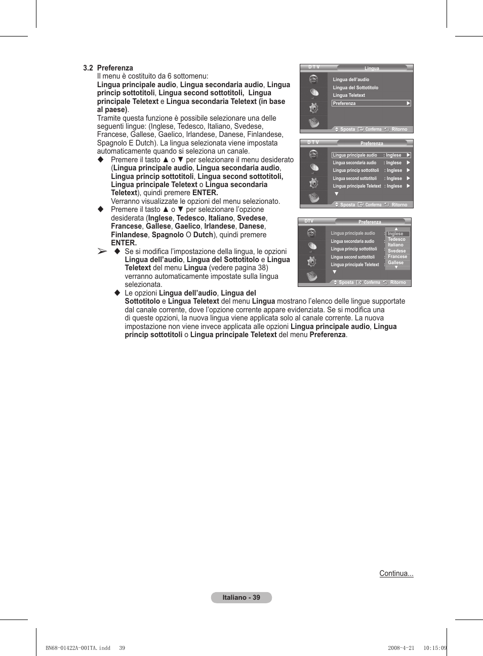 Samsung PS50A476P1D User Manual | Page 260 / 444