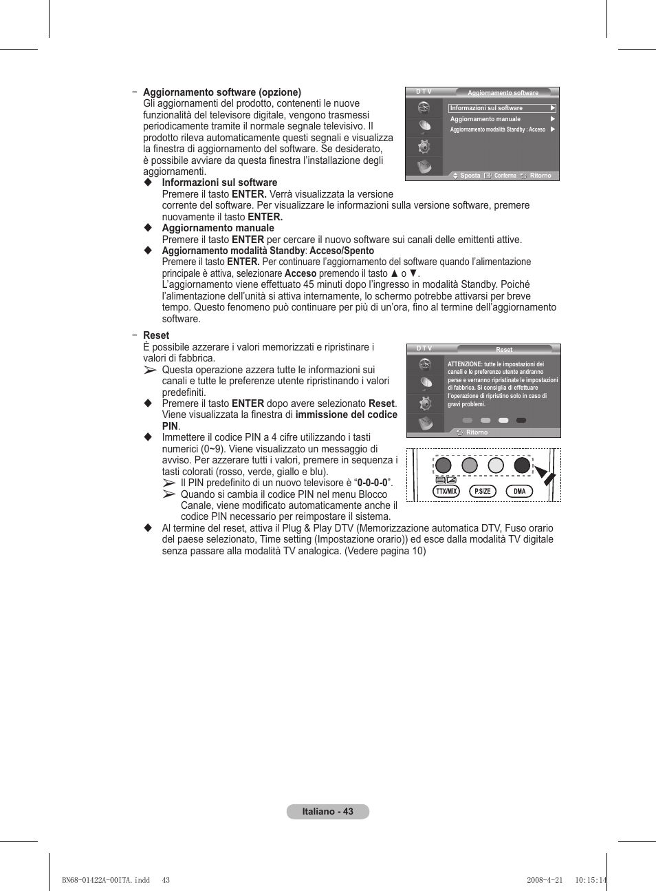 Samsung PS50A476P1D User Manual | Page 264 / 444