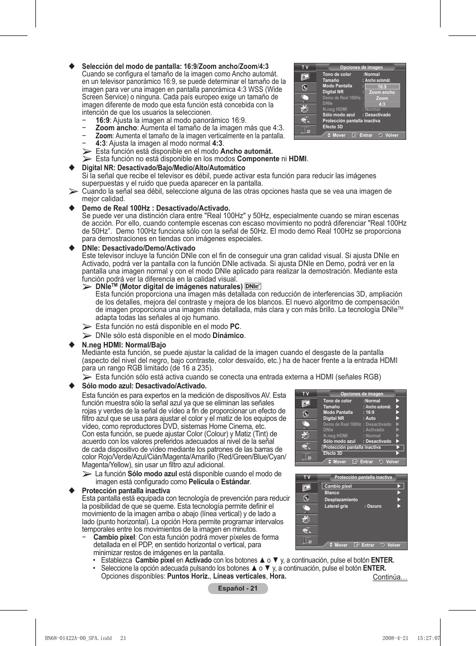 Samsung PS50A476P1D User Manual | Page 298 / 444