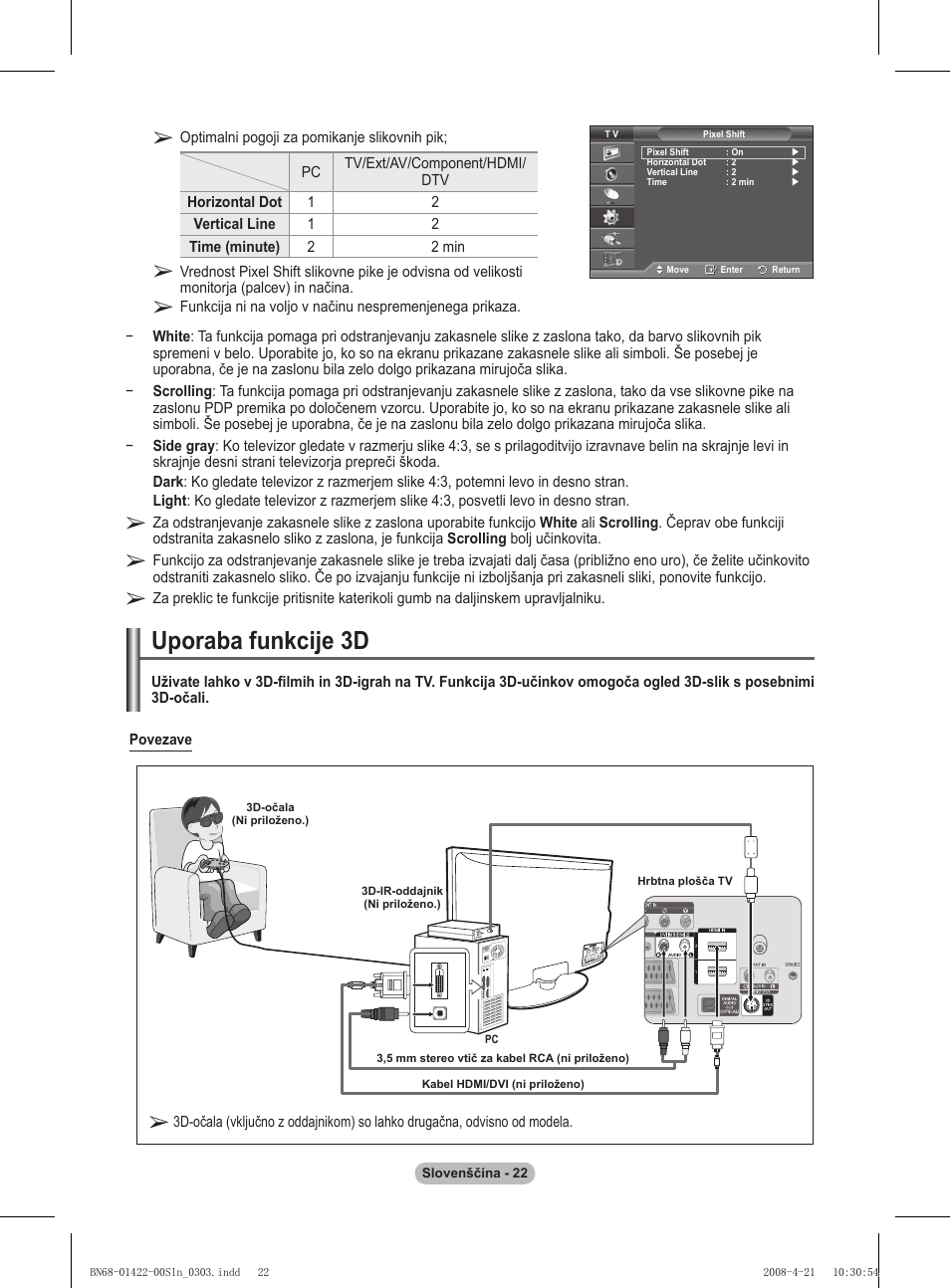 Uporaba funkcije d | Samsung PS50A476P1D User Manual | Page 410 / 444