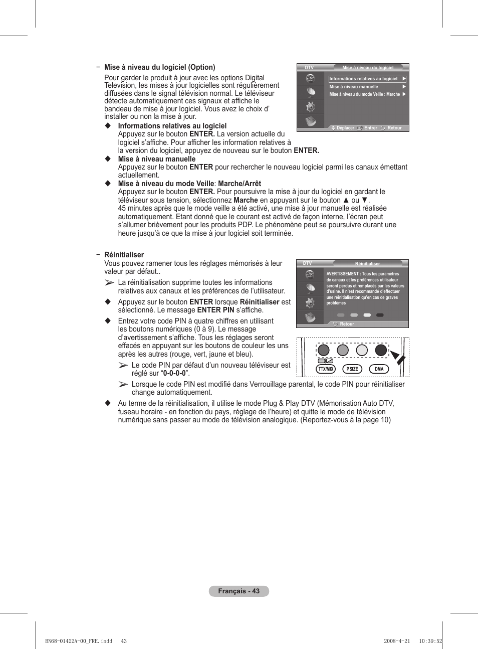 Samsung PS50A476P1D User Manual | Page 99 / 444