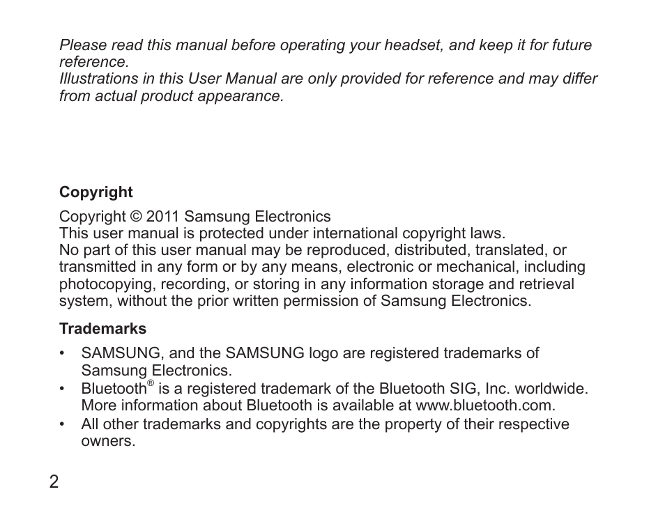 Samsung BHS3000 User Manual | Page 4 / 173