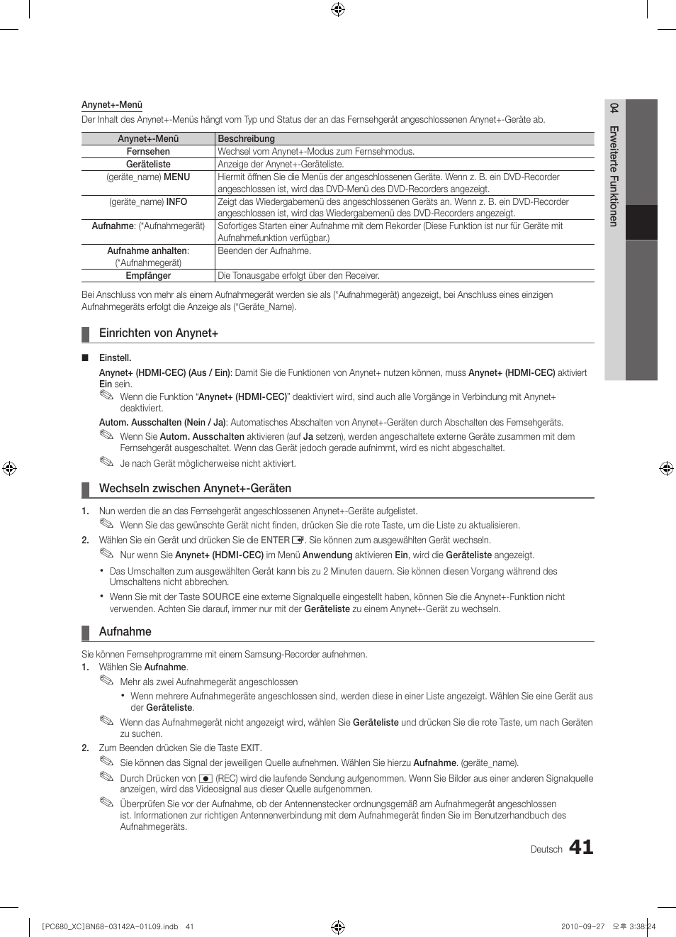 Samsung PS50C680G5W User Manual | Page 145 / 474