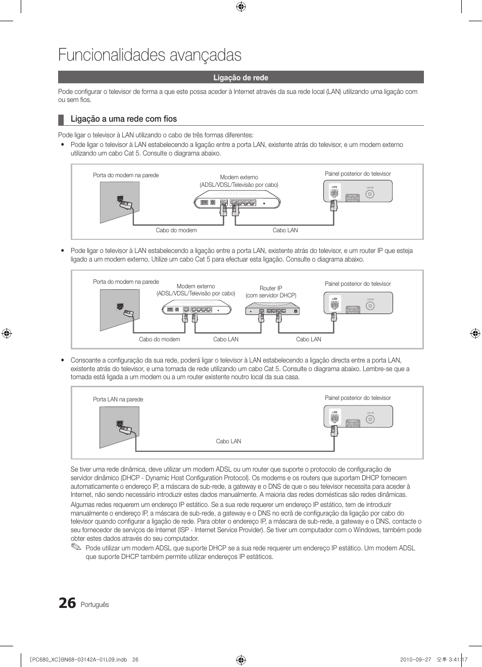 Funcionalidades avançadas | Samsung PS50C680G5W User Manual | Page 340 / 474