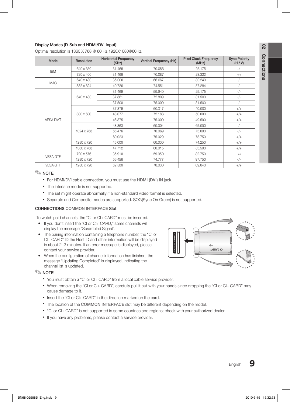 Samsung LE19C350D1W User Manual | Page 9 / 134