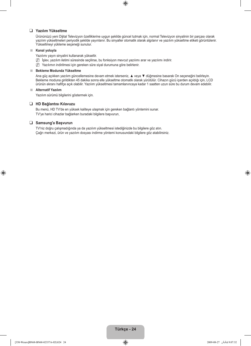 Samsung LE22B350F2W User Manual | Page 298 / 314