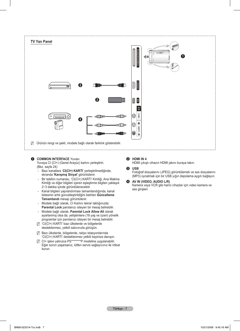 Samsung PS50B551T3W User Manual | Page 377 / 419