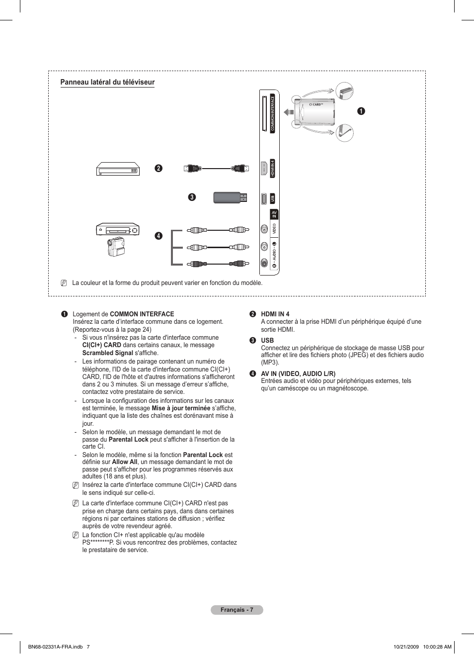 Samsung PS50B551T3W User Manual | Page 61 / 419