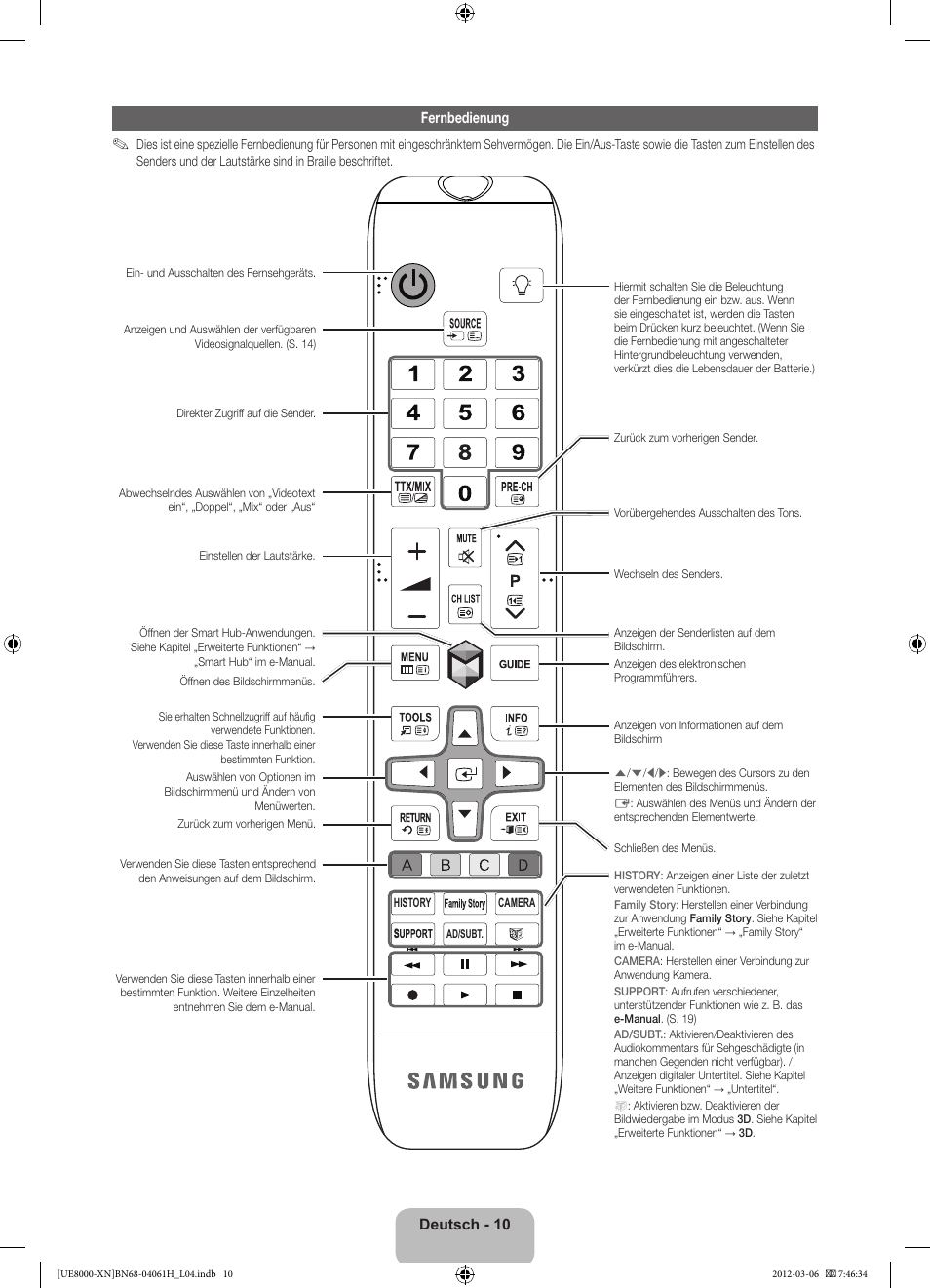 Samsung UE40ES8000S User Manual | Page 56 / 93