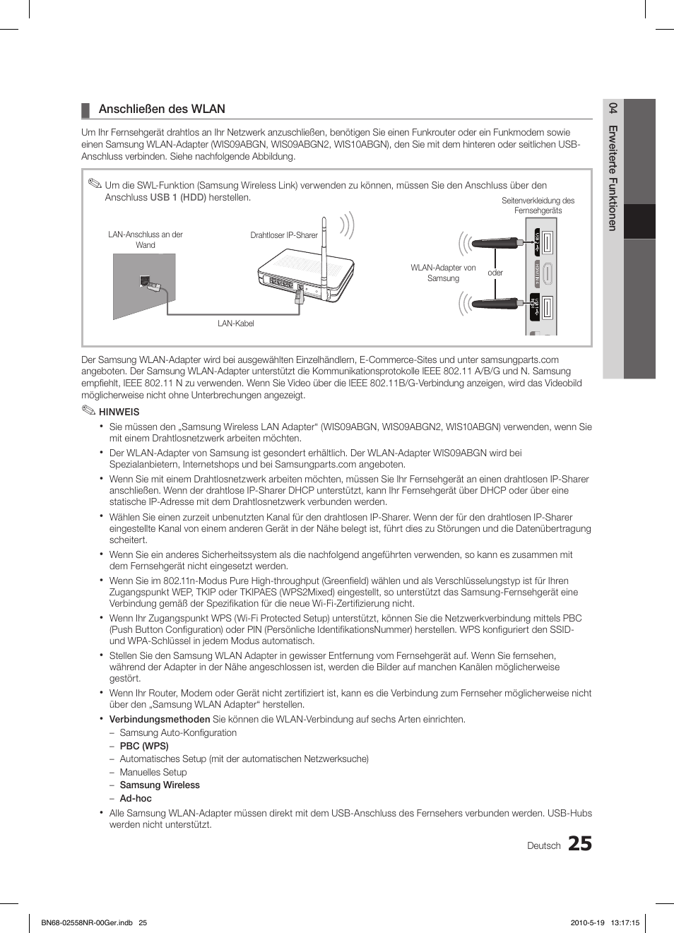 Samsung LE32C650L1W User Manual | Page 129 / 209