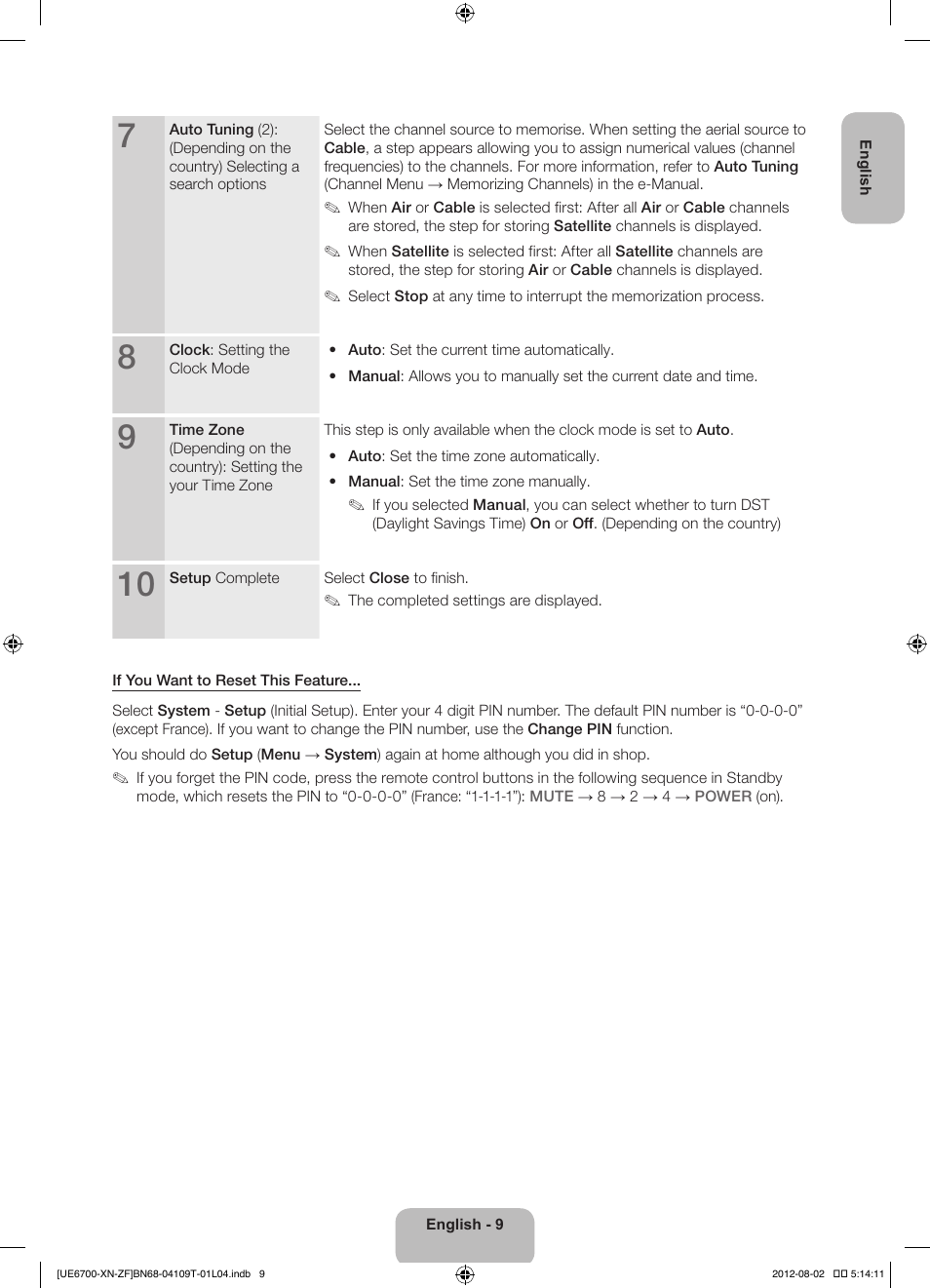 Samsung UE37ES6710S User Manual | Page 9 / 91