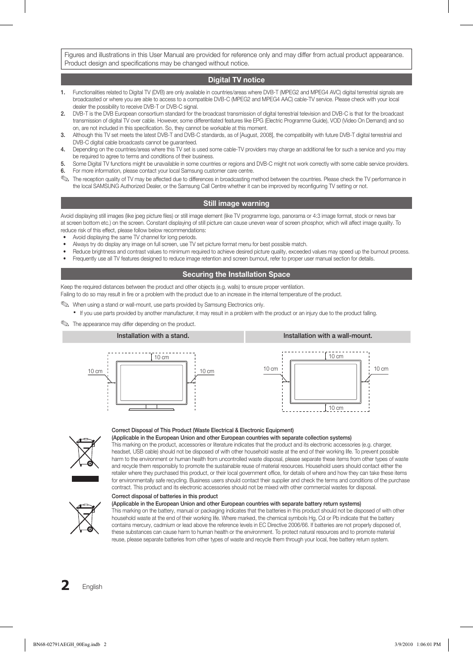 Samsung LE46C570J1S User Manual | Page 2 / 197