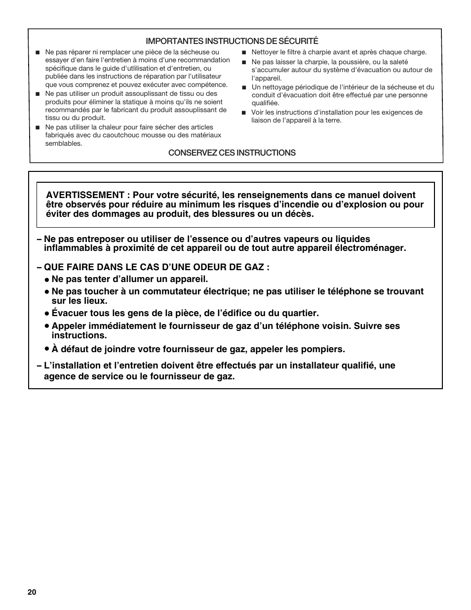 Amana W10088771 User Manual | Page 20 / 28