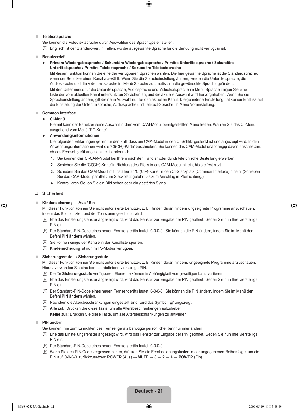 Samsung LE37B651T3P User Manual | Page 107 / 302