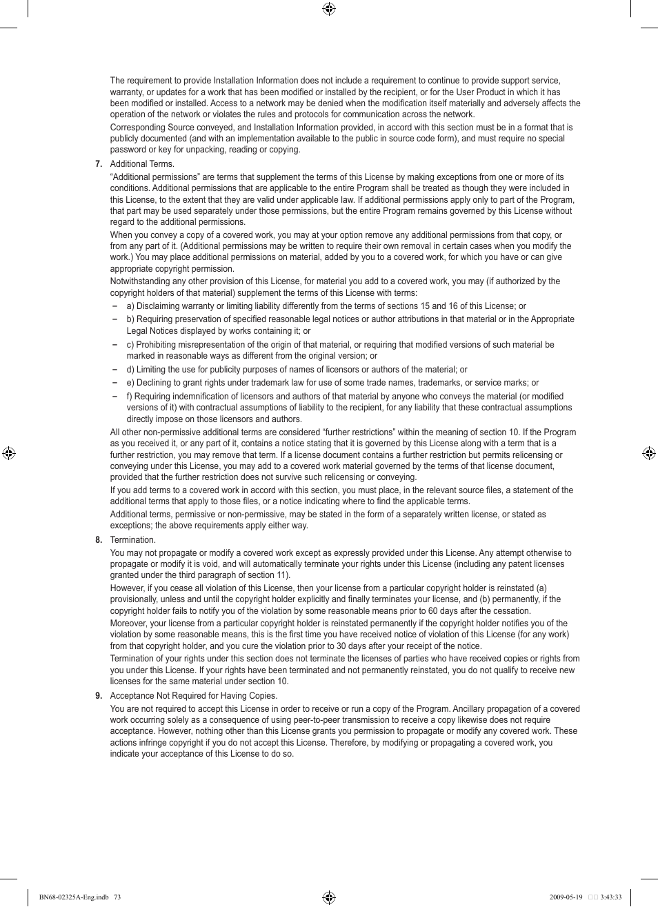 Samsung LE37B651T3P User Manual | Page 75 / 302