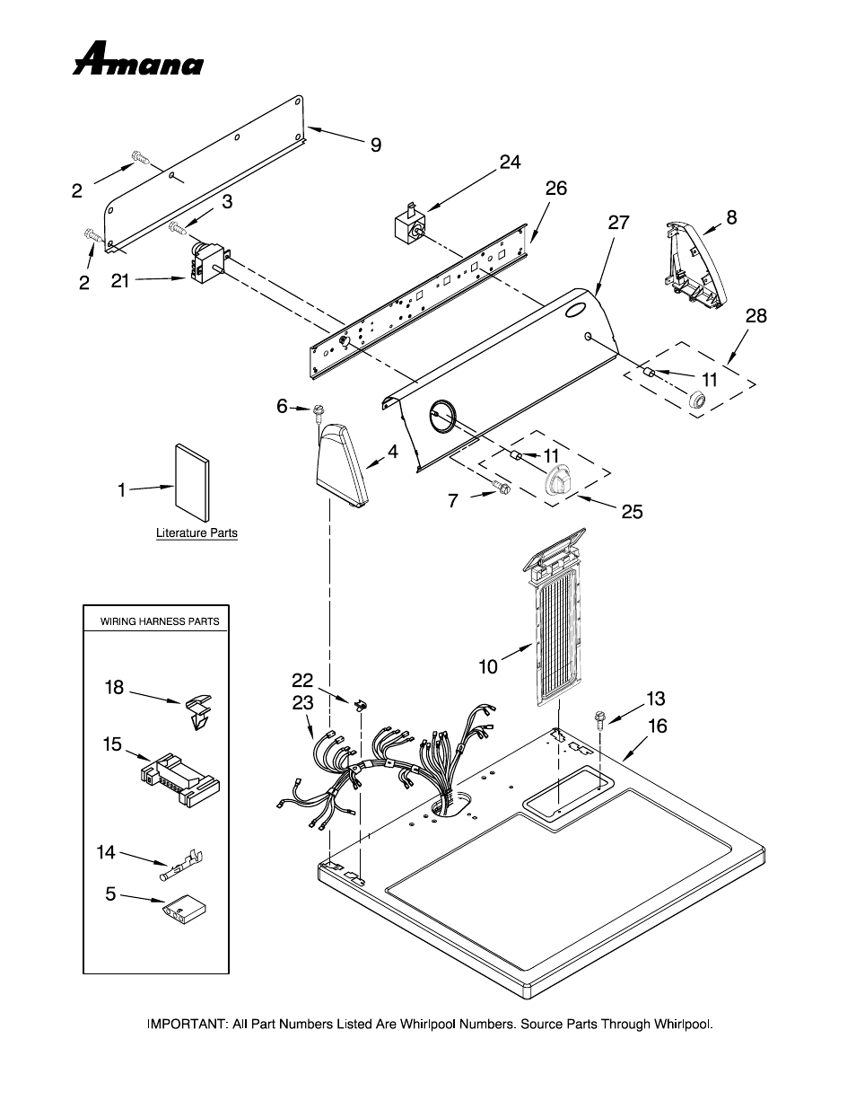 Amana NED5200TQ User Manual | 6 pages