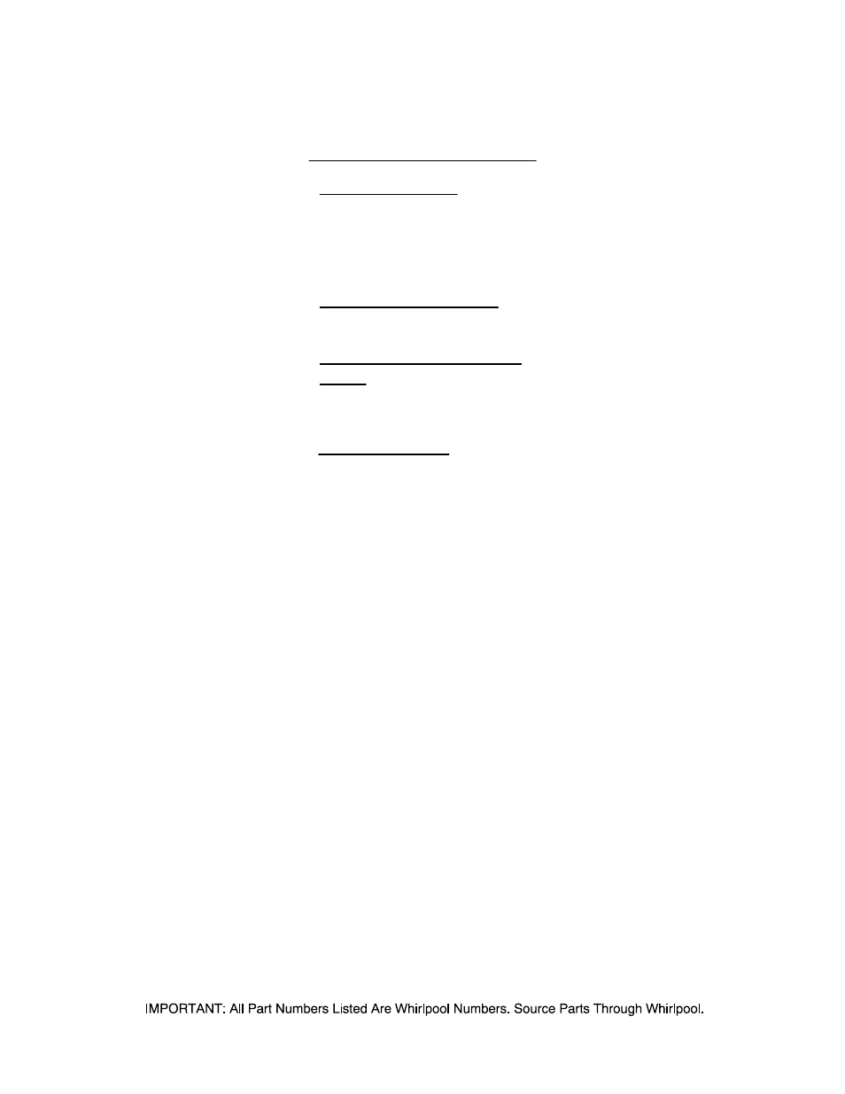 Optional parts, Optional parts (not included) | Amana NED5200TQ User Manual | Page 6 / 6