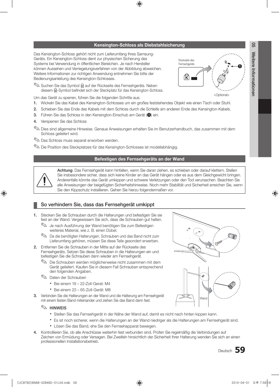 Samsung UE46C8790XZ User Manual | Page 187 / 258