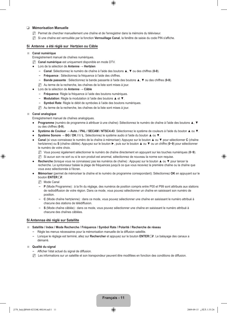 Samsung LE46B579A5S User Manual | Page 129 / 221