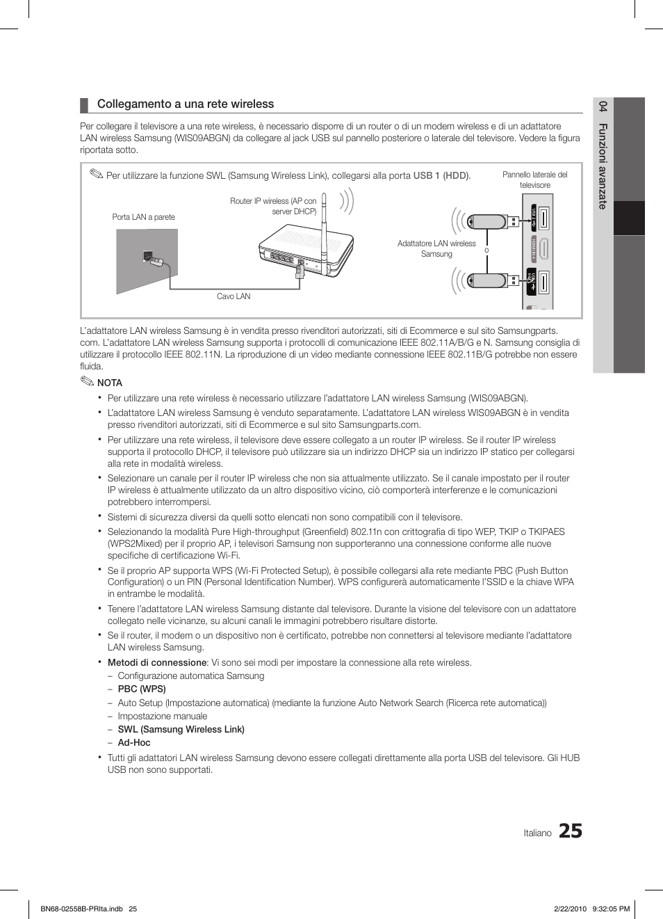 Samsung LE46C653M2W User Manual | Page 187 / 217