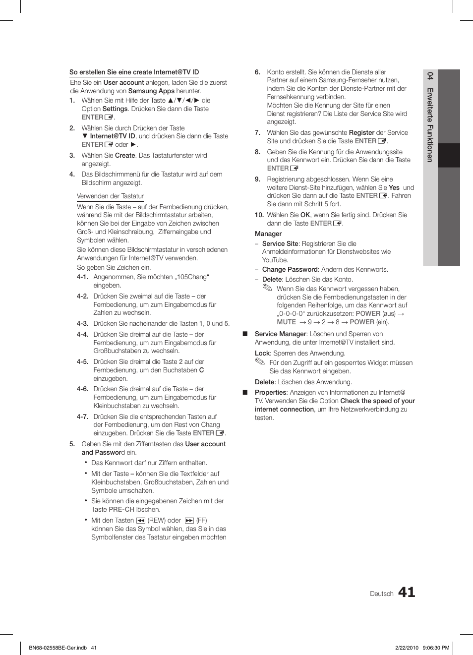 Samsung LE46C653M2W User Manual | Page 95 / 217