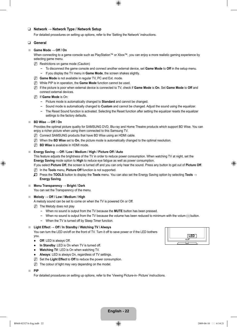 Samsung LE40B750U1P User Manual | Page 24 / 302