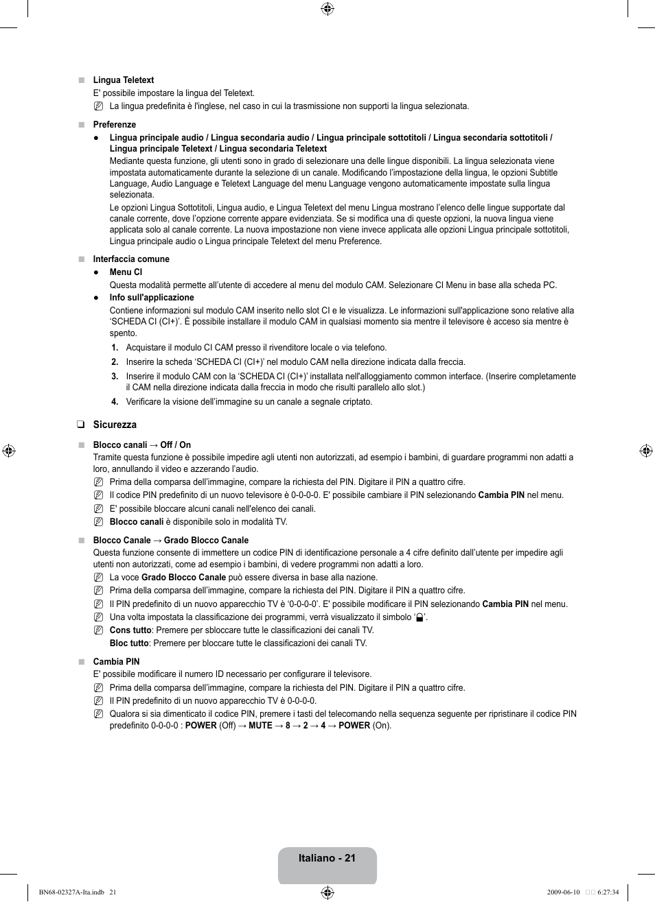 Samsung LE40B750U1P User Manual | Page 247 / 302