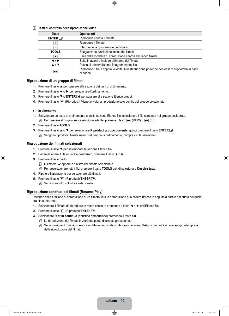 Samsung LE40B750U1P User Manual | Page 266 / 302